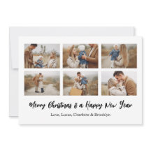 Merry Christmas 6 Photo Collage 