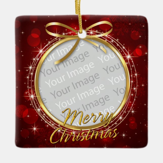 Merry Christmas 76 Ornament (Front)