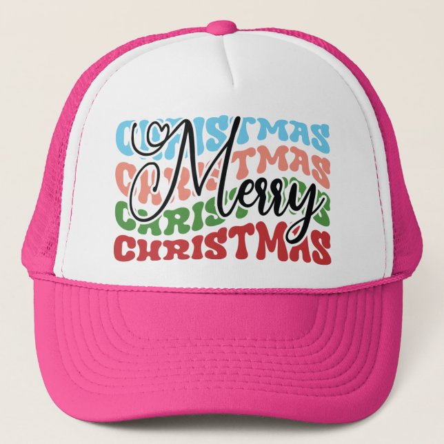 Merry Christmas-79232 Trucker Hat (Front)