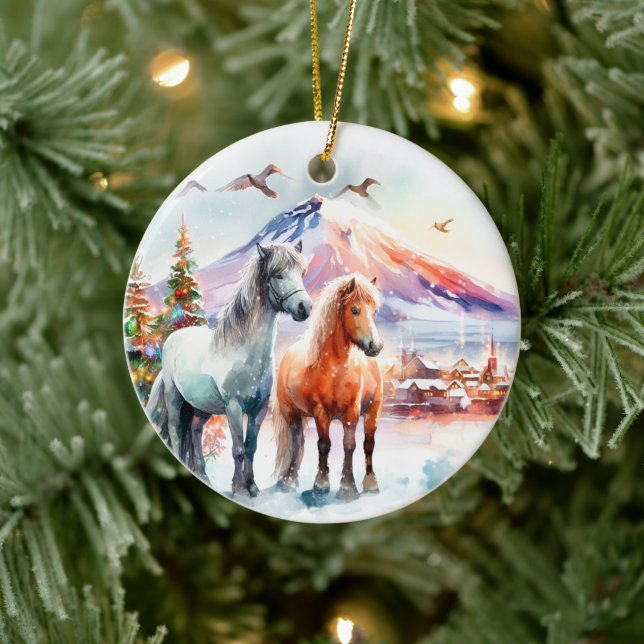 Merry Christmas - 7 Ceramic Tree Decoration (Tree)