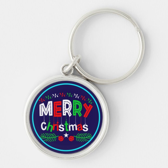 Merry Christmas-85923 Key Ring (Front)