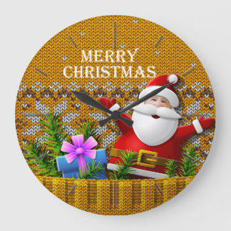 Merry Christmas 98 Image Options Wall Clocks