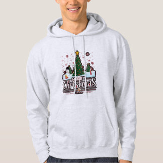 "Merry Christmas: A Festive Fashion Spectacle" Hoodie