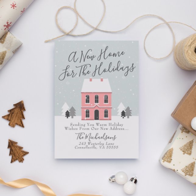 Merry Christmas | A New Home For The Holidays Postcard (Creator Uploaded)