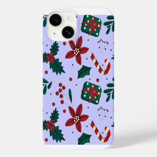 Merry Christmas Abstract Pattern Case-Mate iPhone 14 Case