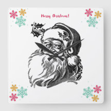 “Merry-Christmas” Acrylic Wall Clock