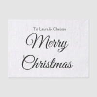 Merry Christmas add name text custom family gift