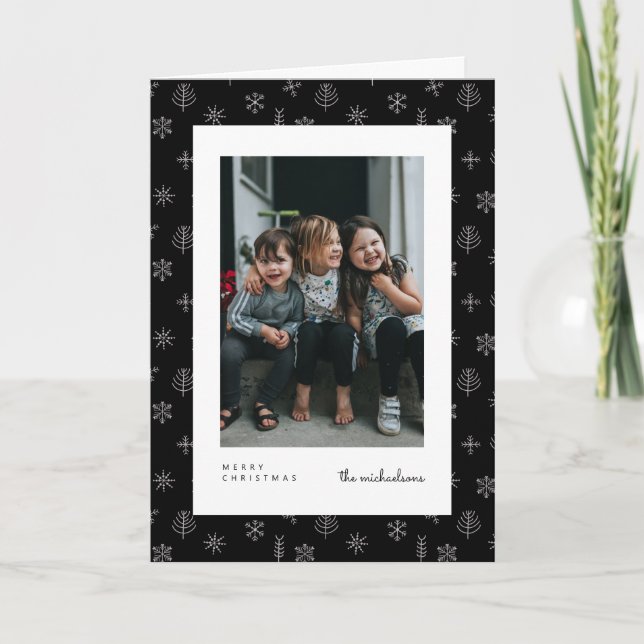 MERRY CHRISTMAS | Add Your Photo Holiday Card (Front)