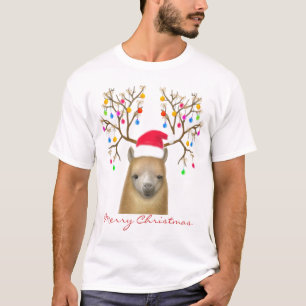 Merry Christmas Alpaca Shirt