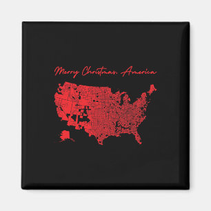 Merry Christmas America Donald Trump Better Covera Magnet
