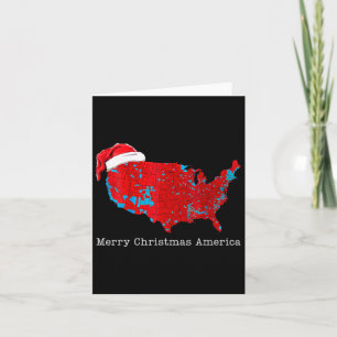 Merry Christmas America Donald Trump Coveragexmas Card