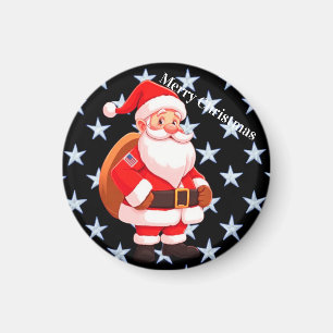 MERRY CHRISTMAS AMERICA MAGNET