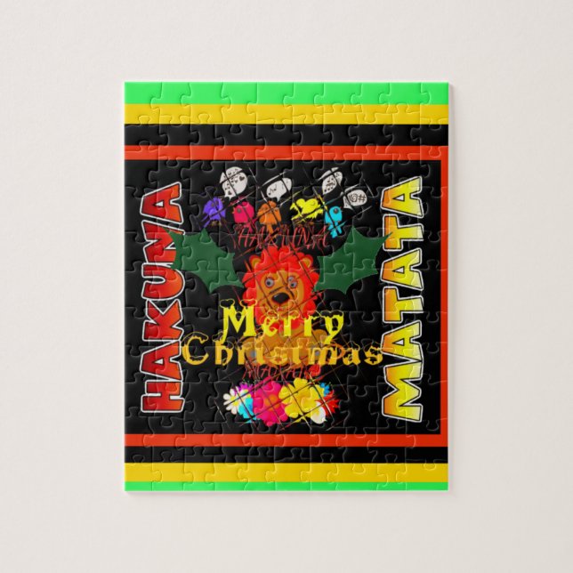 Merry Christmas and a Happy New Year Jigsaw Puzzle (Vertical)