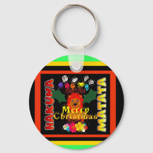 Merry Christmas and a Happy New Year Key Ring