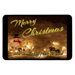 Merry Christmas and a Happy New Year! Magnet