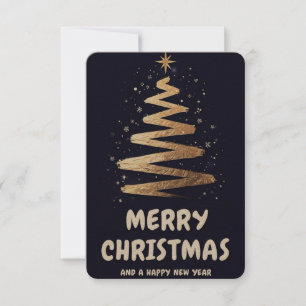 Merry Christmas and a Happy New Year!  Thank You Card