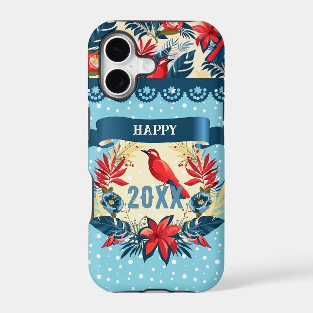 Merry Christmas and Happy New Year! 20XX Red Bird (Back)