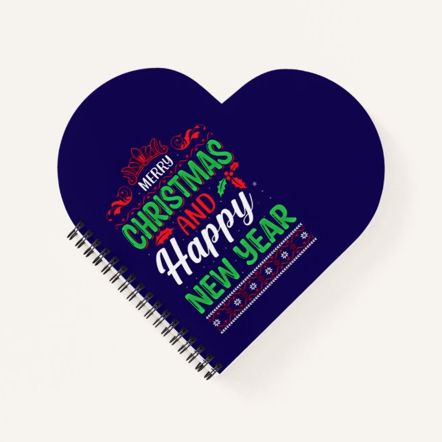 Merry Christmas And Happy New Year-61064 Hoodie Notebook (Front)