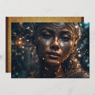 Merry Christmas and Happy New Year Beauty GC Holiday Card