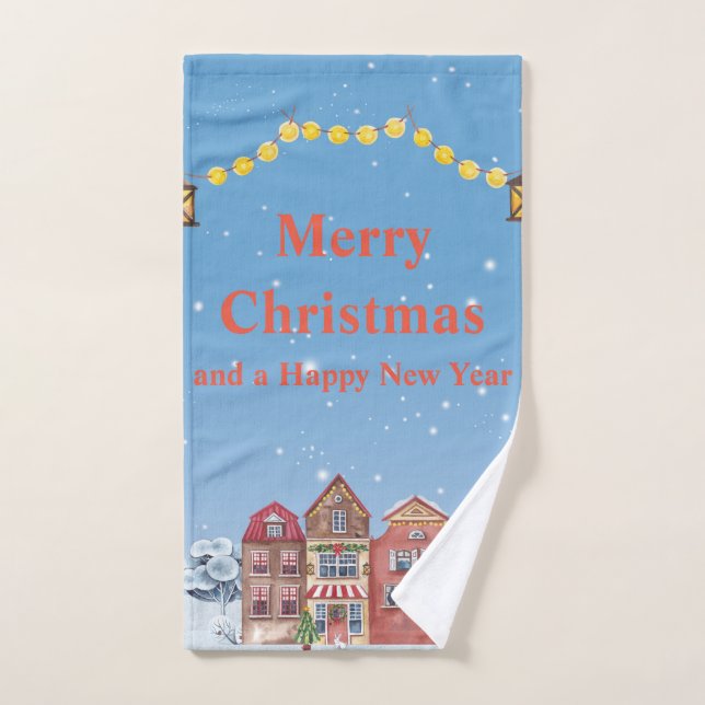 Merry Christmas and Happy New Year Best Bath Towel (Hand Towel)