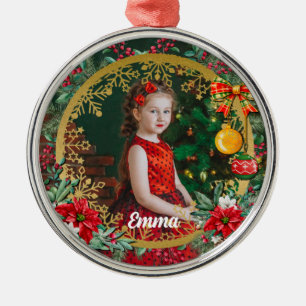 Merry Christmas and Happy New Year By Love Metal Tree Decoration