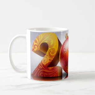 Merry Christmas and Happy New Year Coffee Mug