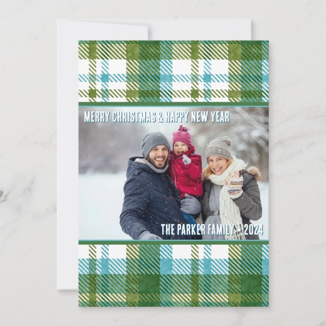 Merry Christmas and Happy New Year Invitation (Front)