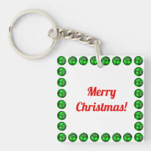 Merry Christmas and Happy New Year Keychain    