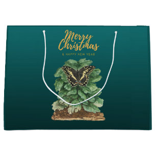 Merry Christmas and Happy New Year      Large Gift Bag