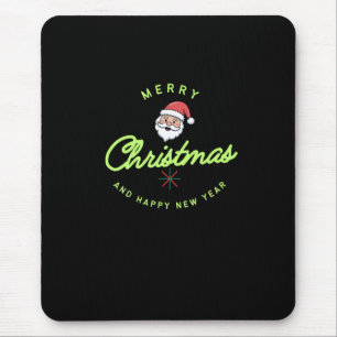 Merry Christmas and Happy New Year Mouse Pad