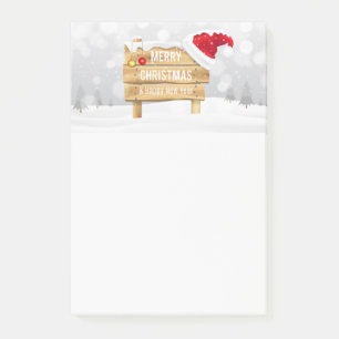 Merry Christmas and Happy New Year Post-it Notes