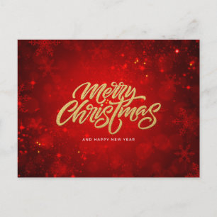 Merry Christmas and Happy New Year  Postcard