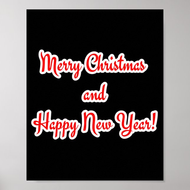 Merry Christmas And Happy New Year  Poster (Front)