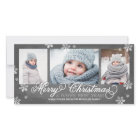 Merry Christmas and Happy New Year Snowflakes