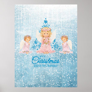  Merry Christmas and Happy New Year  Stainless Ste Poster