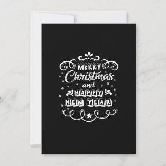 Merry Christmas And Happy New Year Xmas Pajama For Invitation