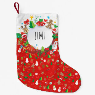 Merry Christmas and Happy New Year! XMAS Small Christmas Stocking