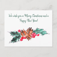 Merry Christmas and New year 3 personalised
