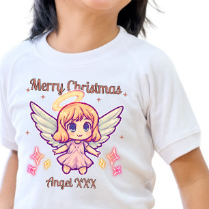 Merry Christmas Angel Children's Kid's T-Shirt