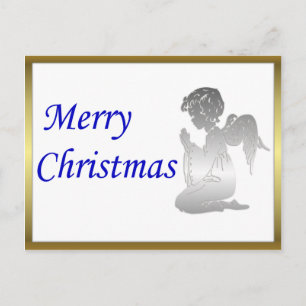 Merry Christmas Angel Holiday Postcard