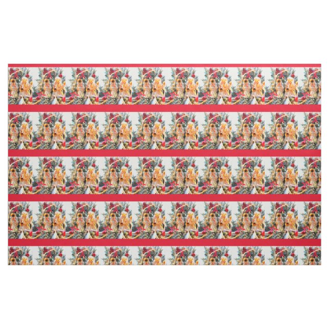 Merry Christmas angels Thunder_Cove Fabric (Fat Quarter)