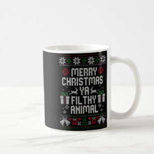 Merry Christmas Animal Filthy Ya Xmas Family Pajam Coffee Mug