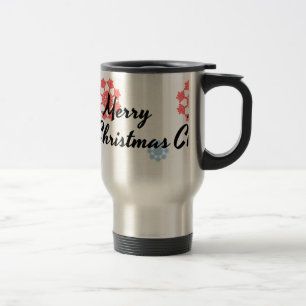 Merry Christmas. Apparel for men and women. T-shir Travel Mug