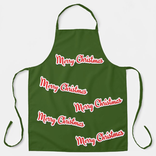 Merry Christmas   Apron (Front)