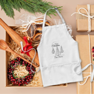 Merry Christmas Aprons Classic and Customisable 