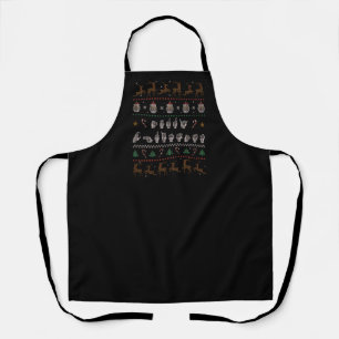 Merry Christmas - ASL American Sign Language II Apron