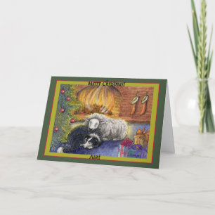 Merry Christmas Aunt Holiday Card