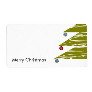 Merry Christmas Avery Label