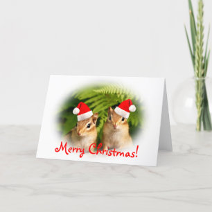 Merry Christmas Baby Chipmunks Card