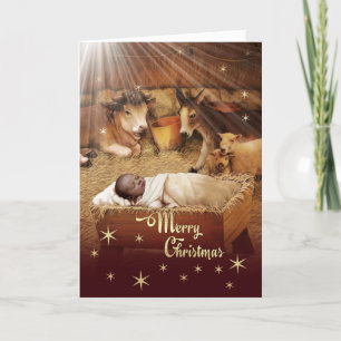 Merry Christmas. Baby Jesus Christmas Cards